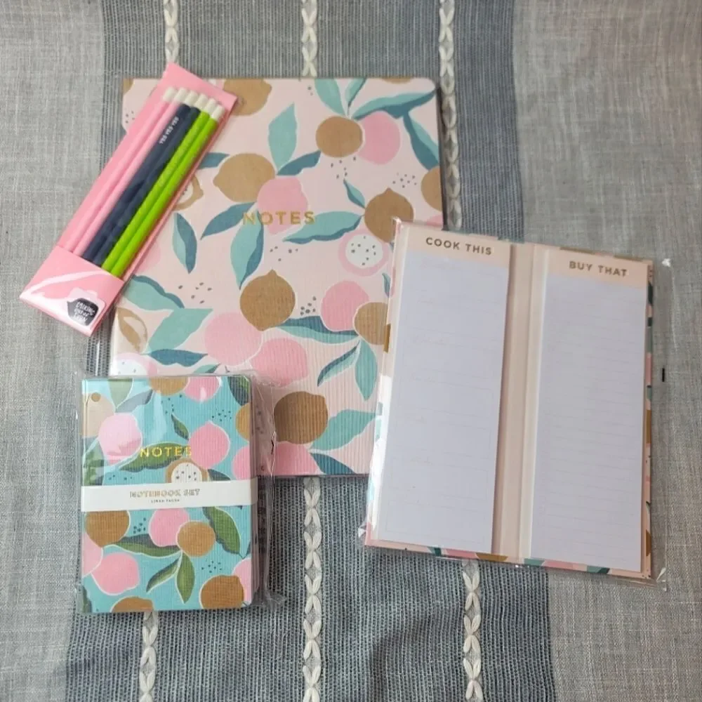 ELUM Fruit Print Stationery Bundle